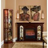 Double Curio Fireplace, , large
