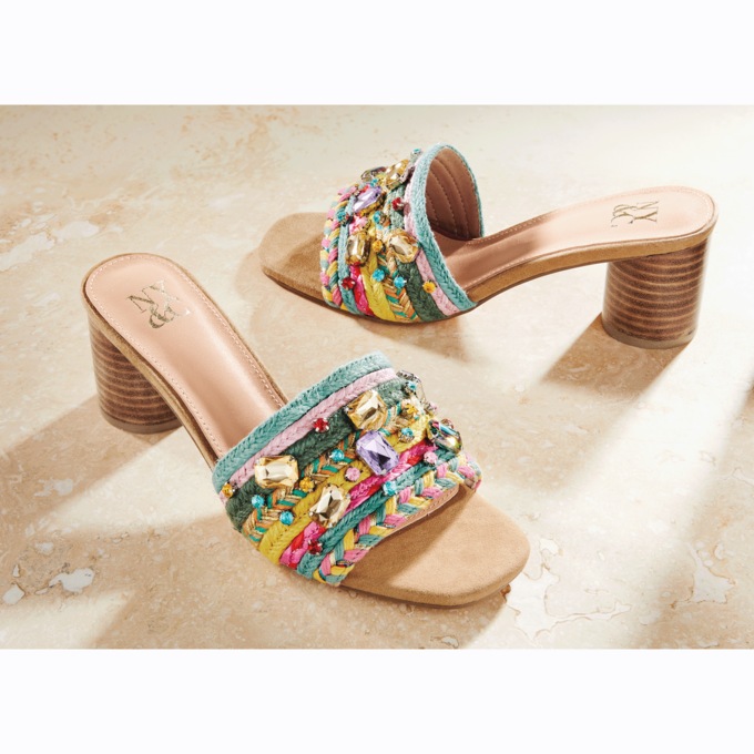 Olivia Miller Multi-Rhinestone Slide, , large