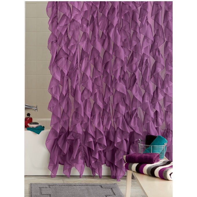 Cascade Shower Curtain, , large