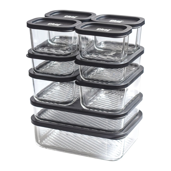 Chef Tested 20-Piece Glass Food Storage Set, , large