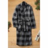 Personalized Mens Fleece Robe, , large