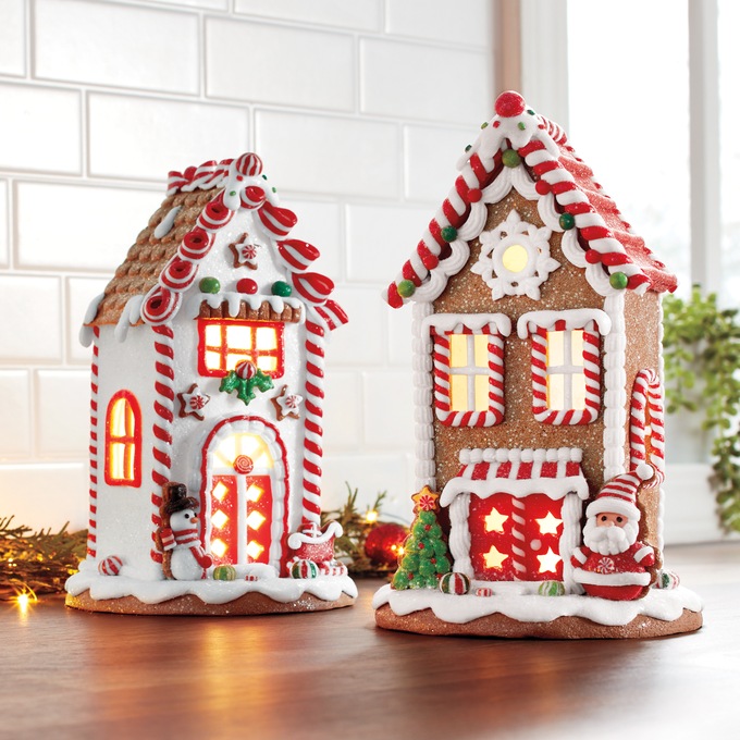 Light Up Gingerbread House, , large