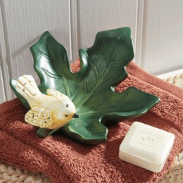 Bird Leaf Soap Dish, , large
