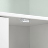 Melissa Double-Door Pantry, White, large