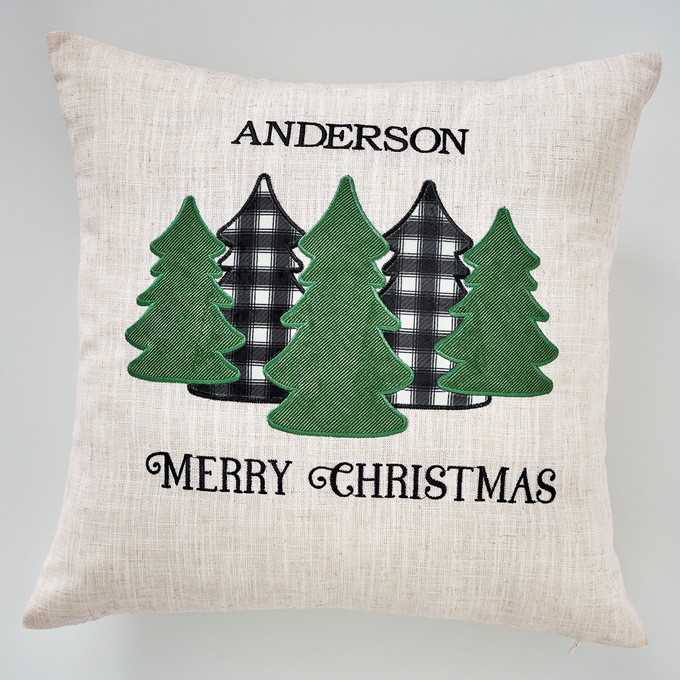 Merry Christmas Pillow, , large