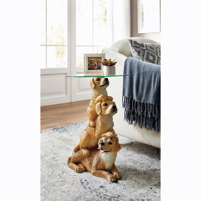 Golden Retriever Accent Table, , large