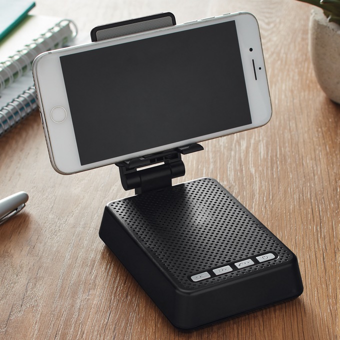 iLive Wireless Bluetooth Speaker and Phone Holder, , large