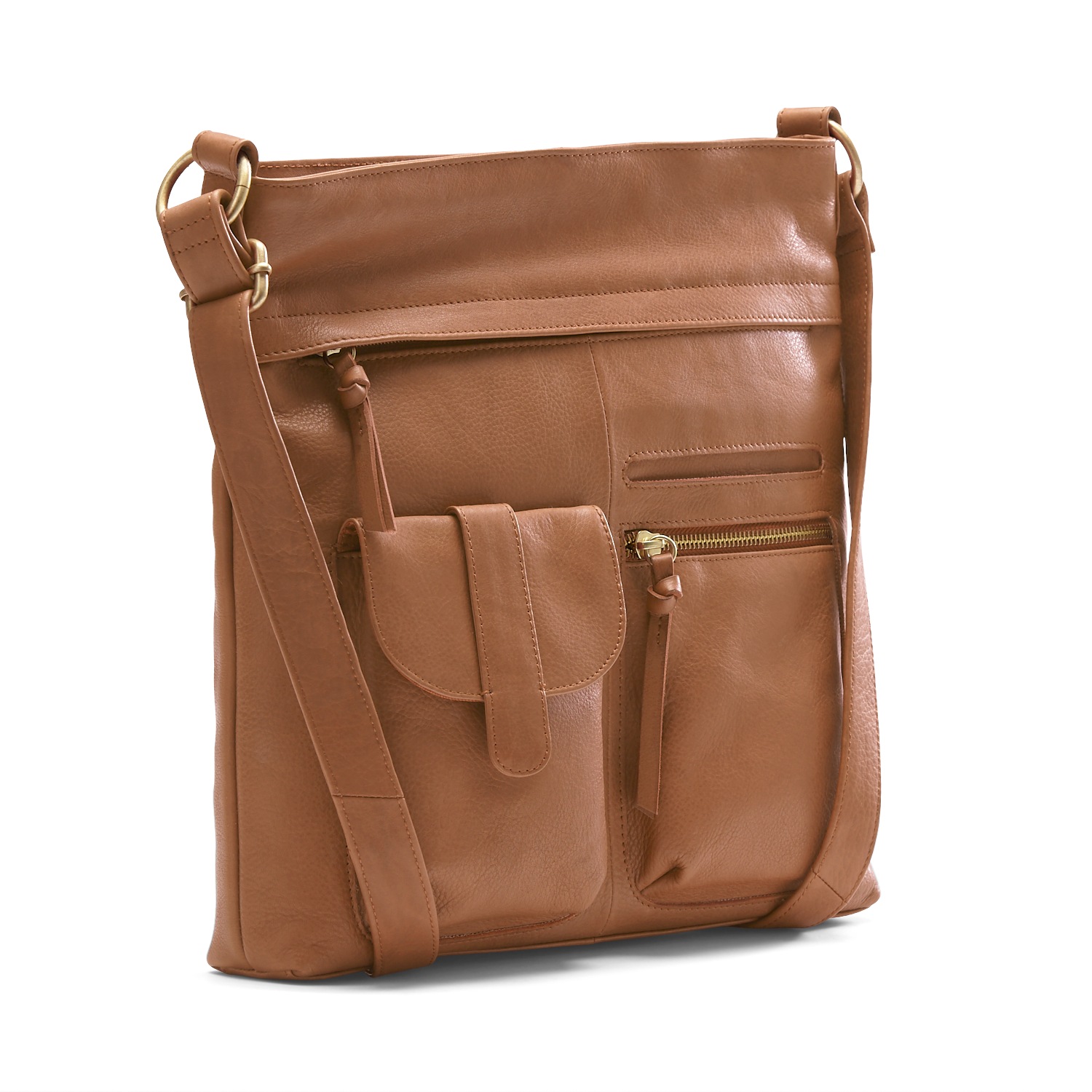 Manhattan Genuine Leather Bag | Seventh Avenue