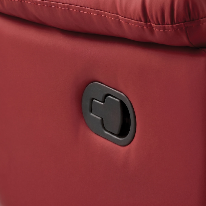 Overstuffed Recliner, Red, large