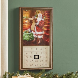 Lit Checking His List Countdown Calendar with Music, , large