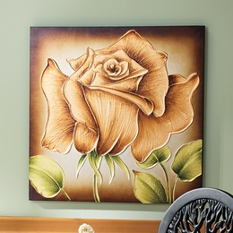 Oil Paint Rose Wall Art, , large