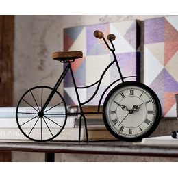 Metal Bicycle Clock, , large