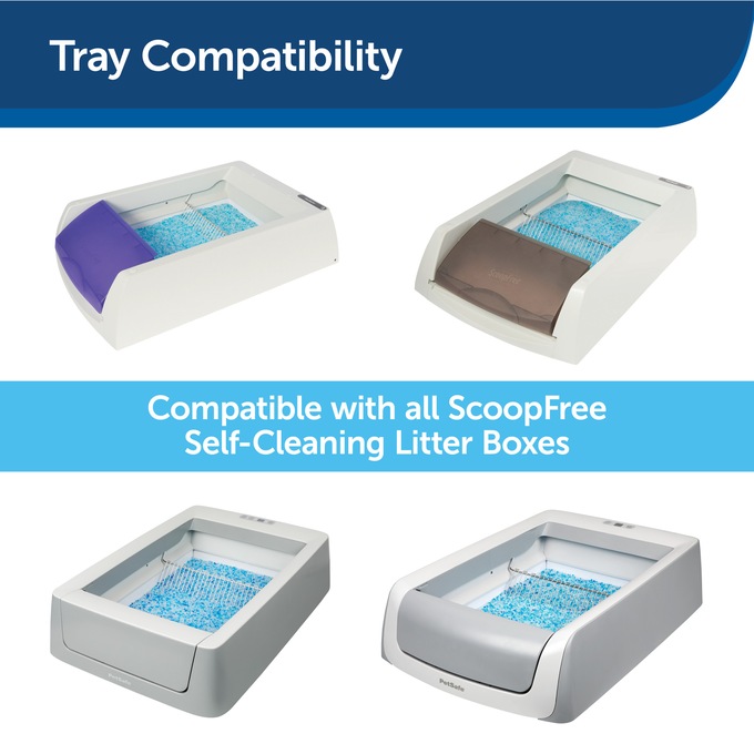 Petsafe Scoop-Free 3-Pack Disposable Crystal Litter Trays, , large