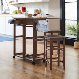 Talia Breakfast Bar with Stools, , large