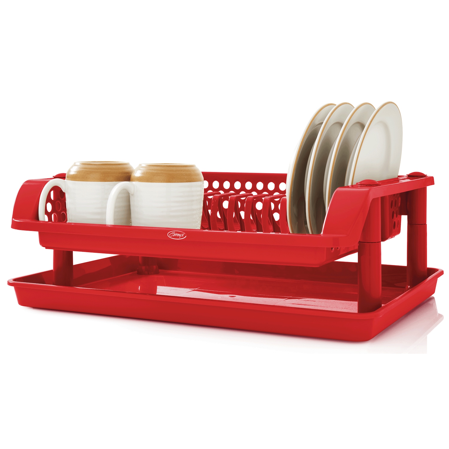 Ginny's Single-Tier Dish Rack with Tray | Seventh Avenue