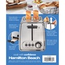 Hamilton Beach Modern Chrome 2-Slice Toaster, Stainless Steel, large