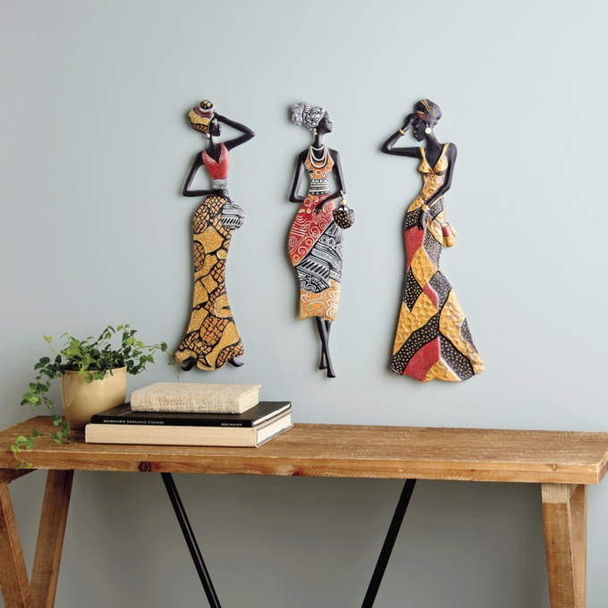 Global Lady Wall Art, , large
