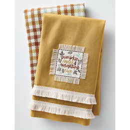 Set Of 2 Harvest Kitchen Towels, , large