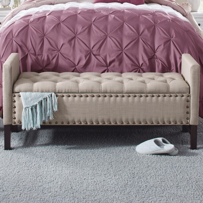 Milner Storage Bench, , large