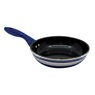 Chef Tested 8-Piece Ceramic Banded Cookware Set by Wards, Blue, large