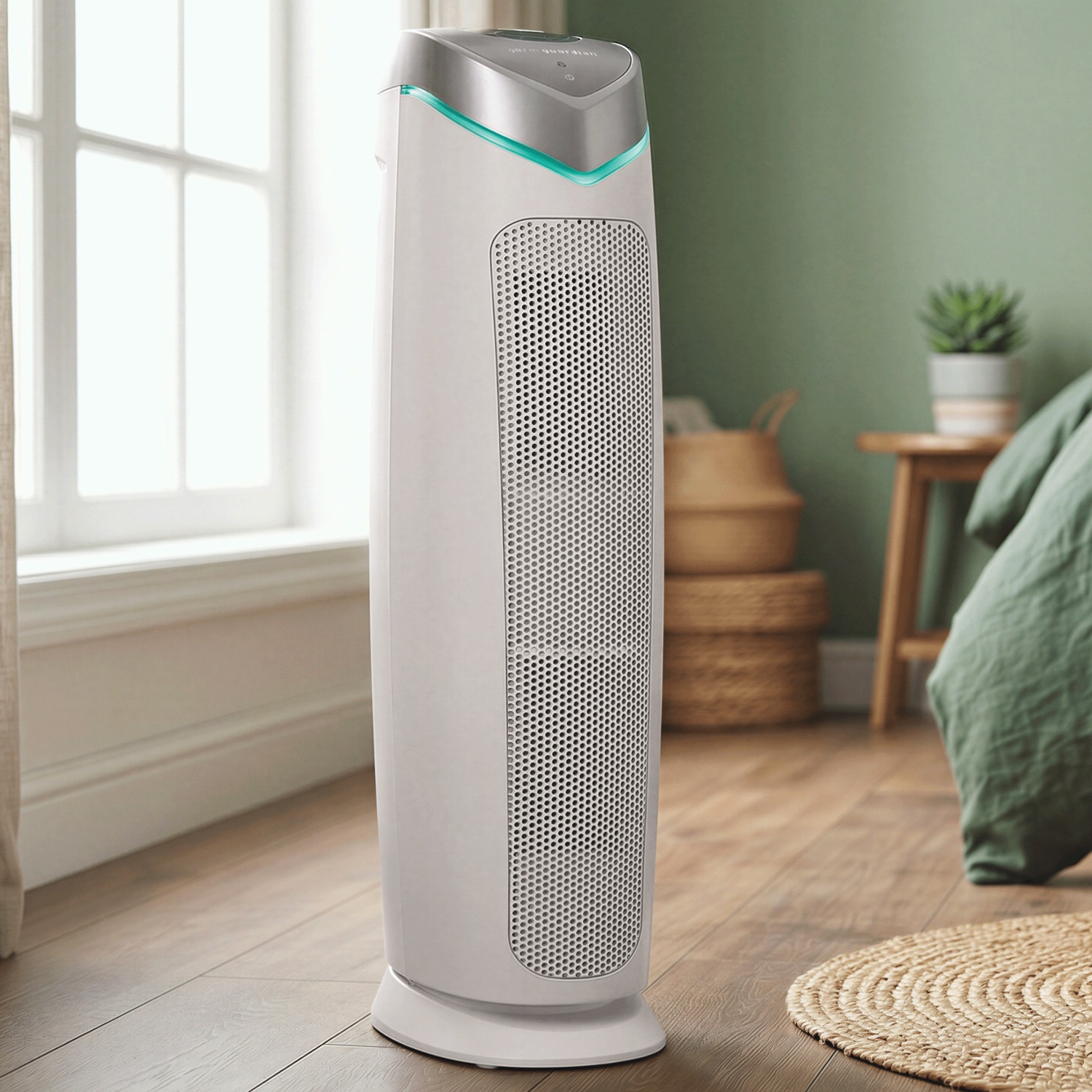 ARIA pe509ニアミント GermGuardian AC5250WPT Air Purifier with Pet Pure Filter & UV-C