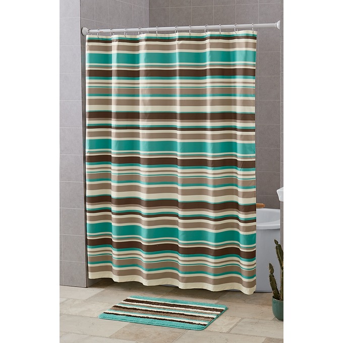 2-Piece Serene Stripe Bath Set, , large