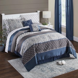 Milo 10-Piece Jacquard Bed Set, , large