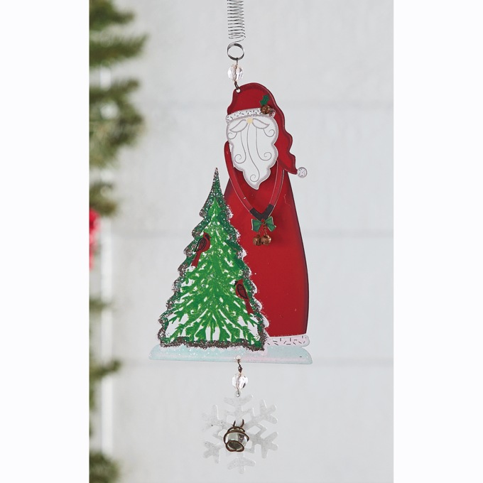 Santa or Angel Christmas Bouncy D&eacute;cor, , large