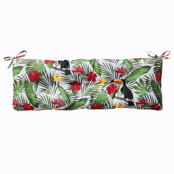 Large Bench Cushion, Toucan, large