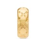 14K Gold Nano Diamond Resin 8mm Diamond-Cut Band, , large