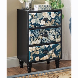 Floral 3-Drawer Cabinet, , large