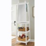 Swivel Coat Rack, White, large