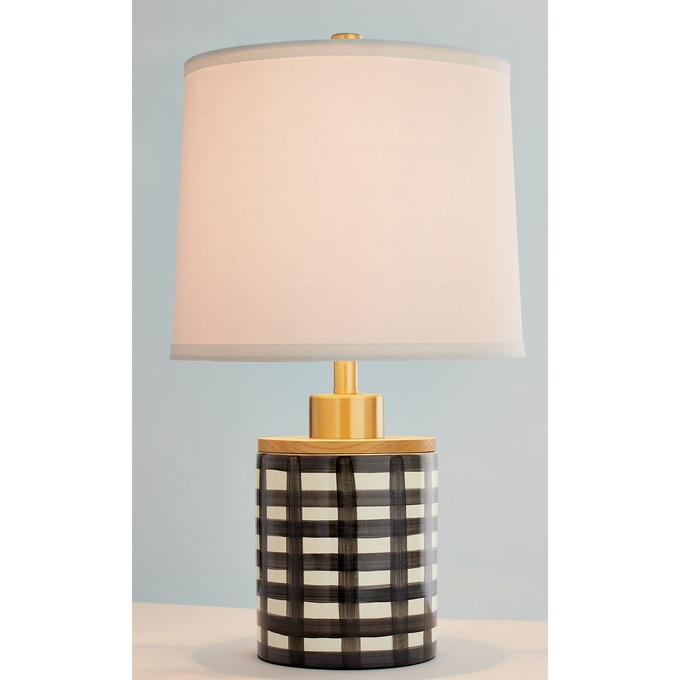 Gingham Accent Table Lamp, , large