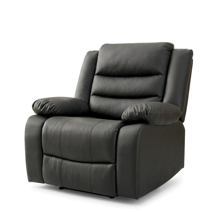 Overstuffed Recliner with Massage, , large