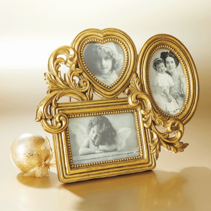 Traditional Golden Picture Frame, , large