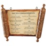 10 Commandments Wall Plaque, , large