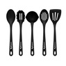 25-Piece Cutlery and Utensil Set, Black, large