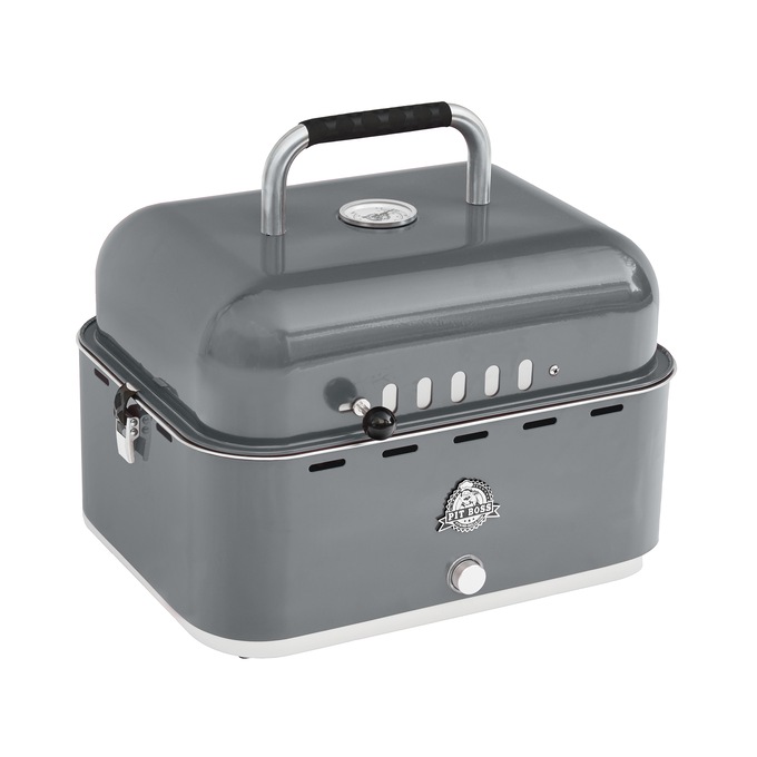 Pit Boss Pit Stop Portable Charcoal Grill, Gray, large