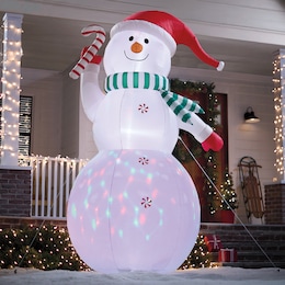 Giant Snowman Inflatable, , large