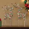 Set of 2 Glitter Deer, , large
