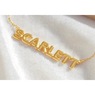 Personalized Name Bubble Letters Necklace, , large