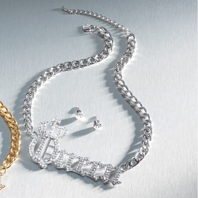 Crystal Queen Necklace and Earring Set, , large