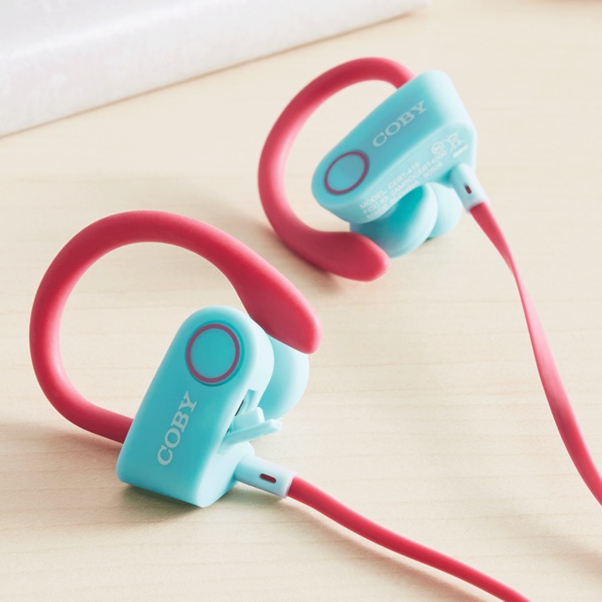 Coby Wireless Sport Earbuds, , large