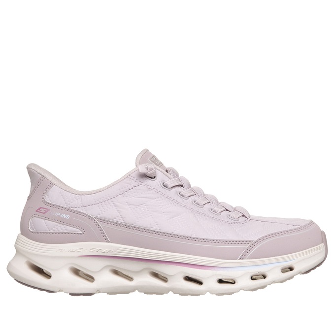 Skechers Women&rsquo;s Go Walk Glide Step 2.0 Cozy Walker Shoe, Light Mauve, large