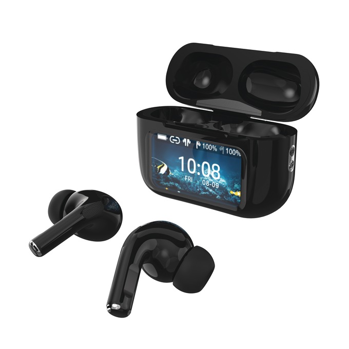 IQ Sound True Wireless Stereo Earbuds with Touchscreen Charging Case, , large