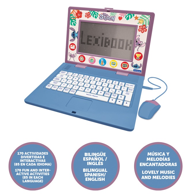 Personalized 6.7" Bilingual Activity Laptop, , large