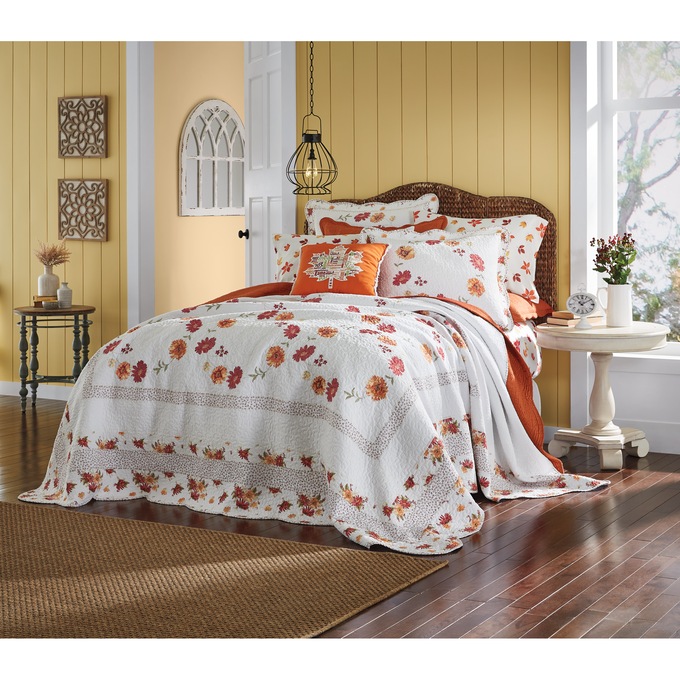 Autumnal Quilted Sham, , large
