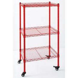 3-Tier Thin Mobile Tower Shelves, , large