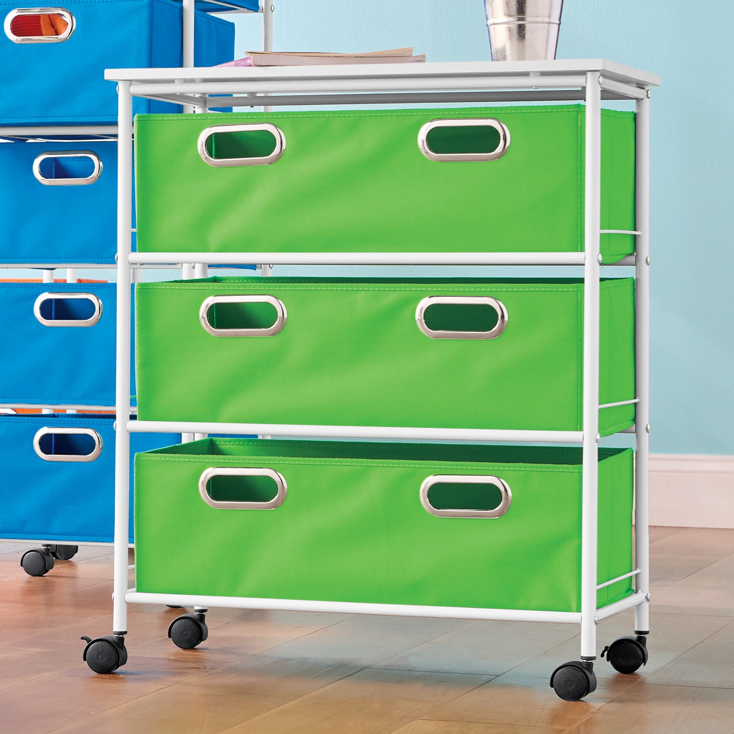 3 or 5 Drawer Rolling Cabinet Seventh Avenue