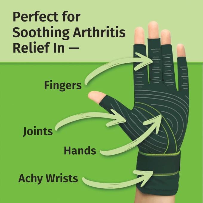 Hempvana Green Relief Gloves, , large